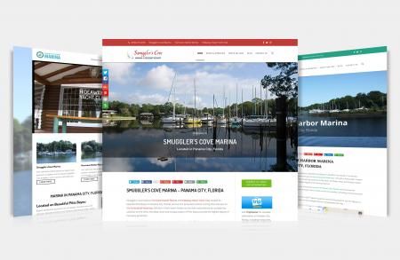 Panama City, FL Marinas website design